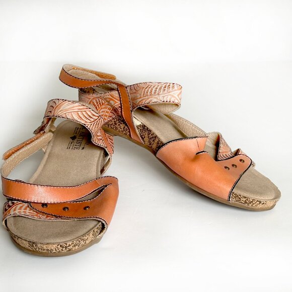 L'Artiste By Spring Step Sandals Women's Size US 10 EU 41 Quilana Peach - Picture 3 of 11